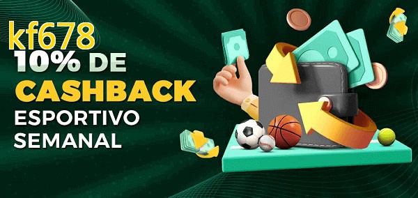 10% de bônus de cashback na kf678